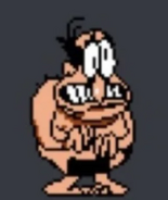 A sprite that McPig allegedly made of Peppino without any kind of clothing, having him be fully naked.