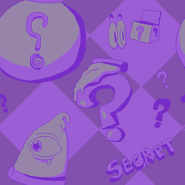 Secret room background.