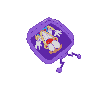 Arena phase 2 background decoration #4. TV with Pizzahead.