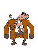 Meltyman's sprite in DOOM: BYOC.