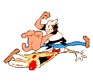 Beatdown.gif (232 KB) Peppino's full beatdown animation with Pizzahead.