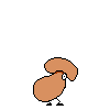 Mushroom Toppin's second taunt, where its bottom half is extended.