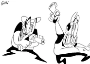 7.png (1,018 KB) Sketches of Peppino holding his revolver.
