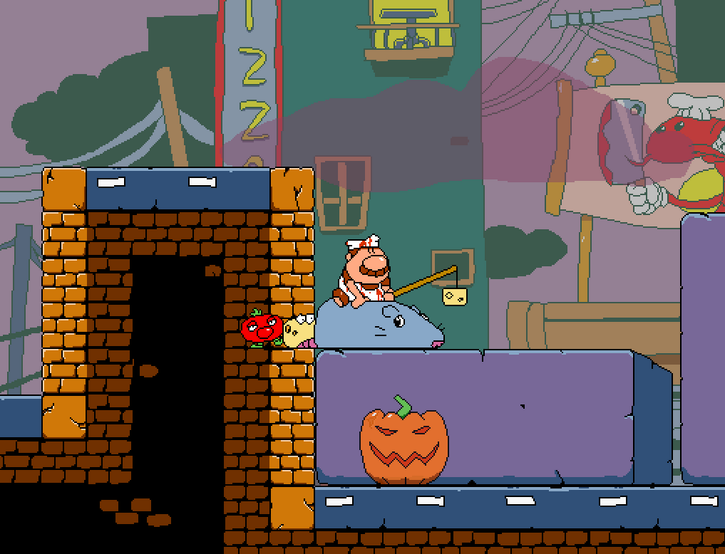 Pizza Tower - Happy Halloween! + A Secret Level + Pumpkin Hunt +
