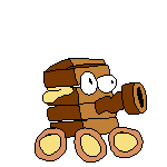 Cardboard Tank becoming stunned.