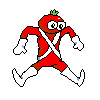 Tomato Toppin Warrior's defeat sprite.