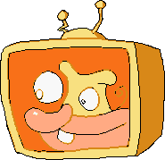 A Weird The Noise on the 3rd Save File TV, looking at Peppino, smiling with a disconnected eye.