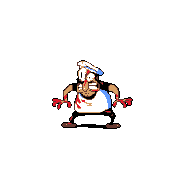 Deranged.gif (10 KB) Peppino shaking while covered in blood.