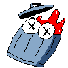 Trash Pan's original death sprite.