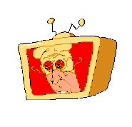 The Noise's TV animation when he gets hurt any amount of times for each multiple of ten. These are all randomized, but are still labeled as "spr_tv_exprhurtN1" all the way to "spr_tv_exprhurtN10" in the files. This animation depicts Noise with with red eyeballs looking at something while sweating profusely.