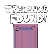 Found treasure icon on pause menu.