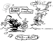 ANTONBLASTinafewhours.png (108 KB) A Peppino Spirit about to get broken by a prehistoric Anton and Annie.