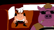 Spr taxitransition pep 0.png (19 KB) Peppino anxiously looking at the window while riding a taxi in The Pig City.