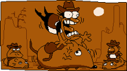 Spr ending cards 3.png (5 KB) Peppino riding on a Bad Rat. Appears in the ending.