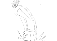 Pizzahead impacts a giant punch onto the floor.