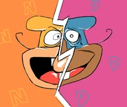 Artwork of The Noise and The Doise drawn by McPig.