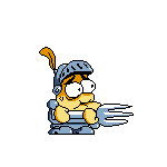 Forknight turning around.