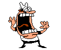 Spr player screamtransition 0.gif (3 KB) Peppino stopping his scream during the intro to a boss fight.