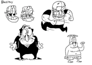DfatrctUwAgzadX.jpg (408 KB) Peppino in various outfits, including a fancy tuxedo, a sumo-like getup, American football gear and a military helmet, possibly before opening his pizzeria as the title suggests.