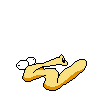Spit Cheese's defeat sprite.