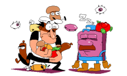 Descriptionimages1.png (13 KB) Gerome standing next to Peppino holding several Toppins on the Steam page. The Tomato Toppin in particular is resting on Gerome's head, above which is also a Secret Eye.