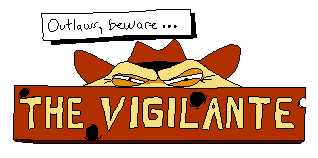 vs screen title of vigilante from pizza tower