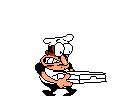 Spr player gnomepizza 0.gif (19 KB) Peppino getting a pizza box from Gustavo.