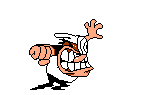 Spr player lungehit 0.gif (8 KB) Peppino attacking a boss by performing a shoulder bash.