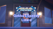Gekko's Speedy Lizard Title Card