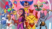 All the comic book heroes from Season 3-4