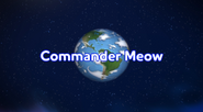 Commander Meow title cards