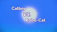 Catboy vs Robo-Cat Card