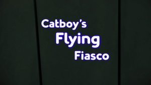 Catboys Flying Fiasco Card