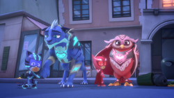 ジャッキーマリーヴォーグ「Eagle Owlet Chick」S２号,オリジナル Eagle Owl/Gallery/The Power of Mystery Mountain | PJ Masks