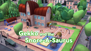 Gekko and the Snore-A-Saurus Card
