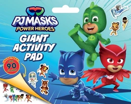 PJ Masks Power Heroes- Giant Activity Pad Book Cover