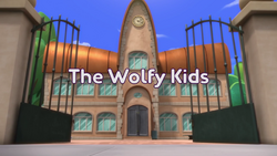 The Wolfy Kids Title Card