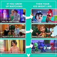 Disney shows growing up