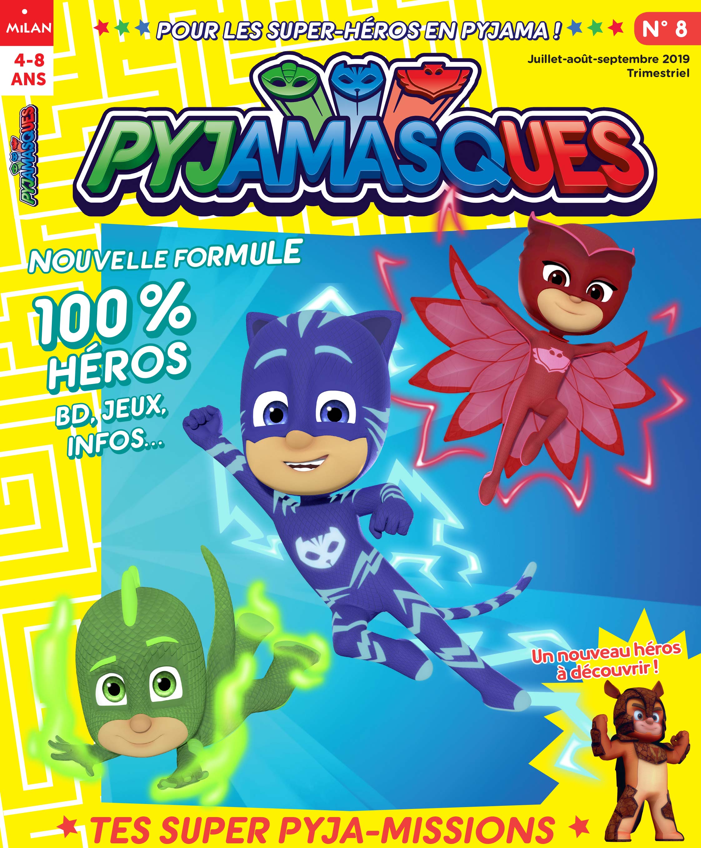 Pyjamasques N 8 Juillet Aout Septembre 19 Pj Masks Wiki Fandom