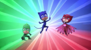 PJ Masks victory pose (Owlette and the Moon-Ball)