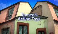 Romeo's Action Toys Title Card