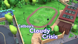 Catboys Cloudy Crisis Card