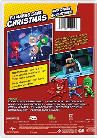 Pj Masks Save Christmas Dvd Pj Masks Wiki Fandom