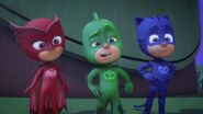 PJ Masks smiles at Romeo