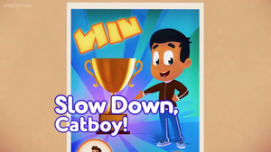 Slow Down Catboy card