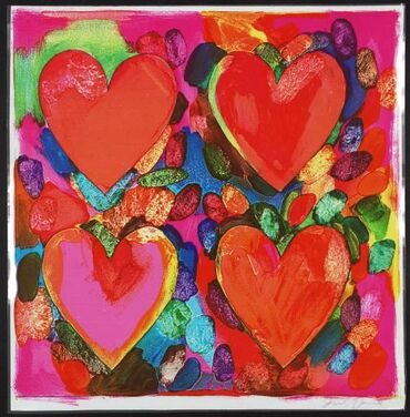 Jim Dine 4 Hearts