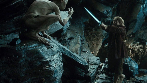 Bilbo Meets Gollum Scene - THE HOBBIT: AN UNEXPECTED JOURNEY (2012