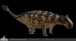 Render of Ankylosaurus' Reticulated skin from Cindy's ArtStation. (Outdated)