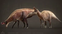 Render of Lambeosaurus' Chestnut skin from Cindy's Artstation.