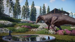 Edmontboreal.png (3.98 MB) An Ugrunaaluk in a boreal enclosure alongside update 10 boreal foliage.